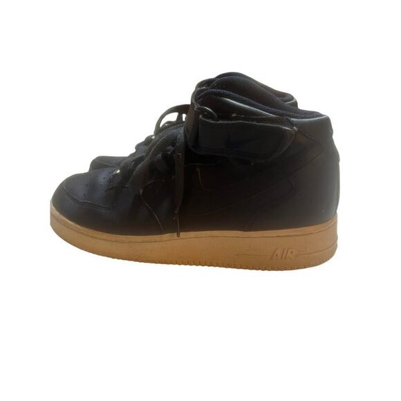 Nike AF1 hi top hook and loop closure navy blue size 8 - Picture 7 of 7